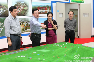 诸暨市人民政府副市长俞越视察海亮教育