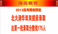 海亮教育2012年高考喜报