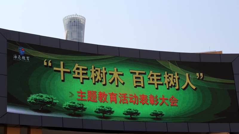 教育集团召开树木认种主题教育活动总结表彰大会