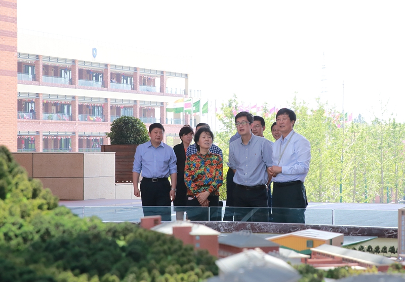 浙江省委组织部来海亮教育调研指导党建工作
